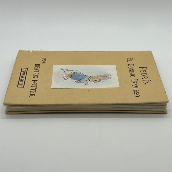 The Tale of Peter Rabbit Vintage Book Beatrix Potter Spanish Edition - Picture 11 of 14